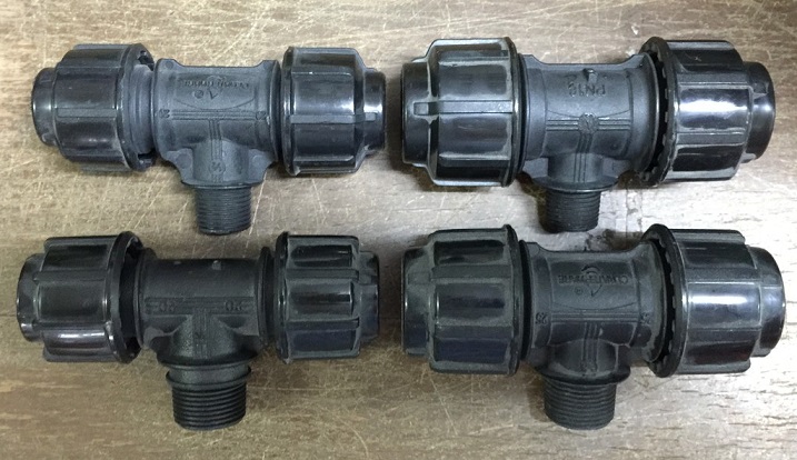 خرید سه راه پلی اتیلن پیچی