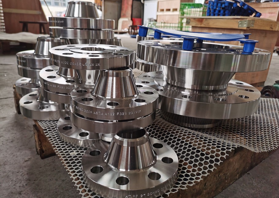 خرید فلنج گلودار استیل